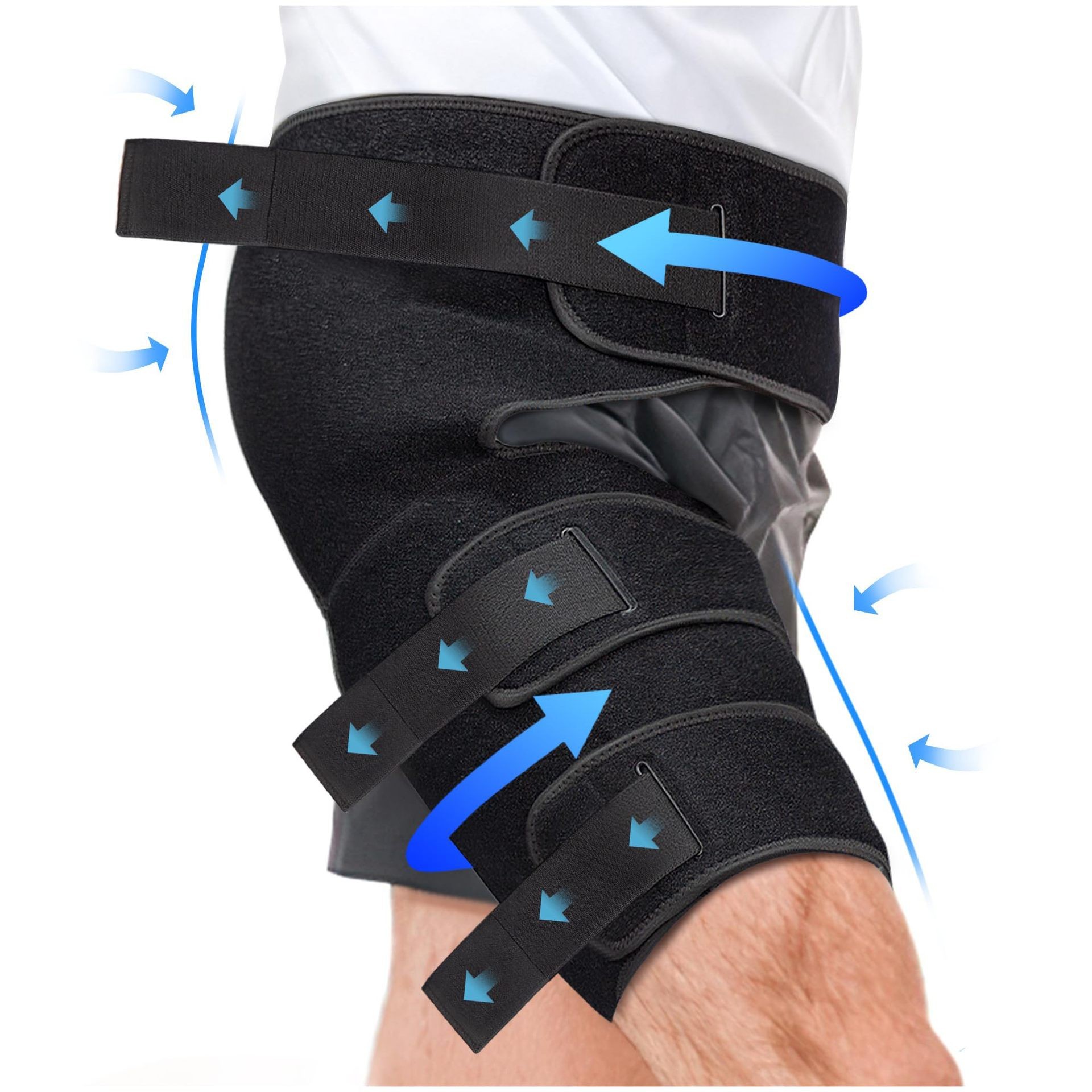 Pressurized Buckle Sports Outdoor Hip Belt Protective Gear to Prevent Muscle Strain Stretching Fitness Running Universal Thigh Protective Gear