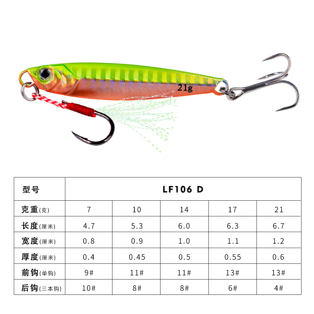 Metal Jigging Spoon Lure Vertical Jigs Bass Trout Fresh Water Fishing Lure