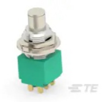 TE/泰科瞬时按钮5-1437567-3按钮开关MPG206R自锁定DC24V