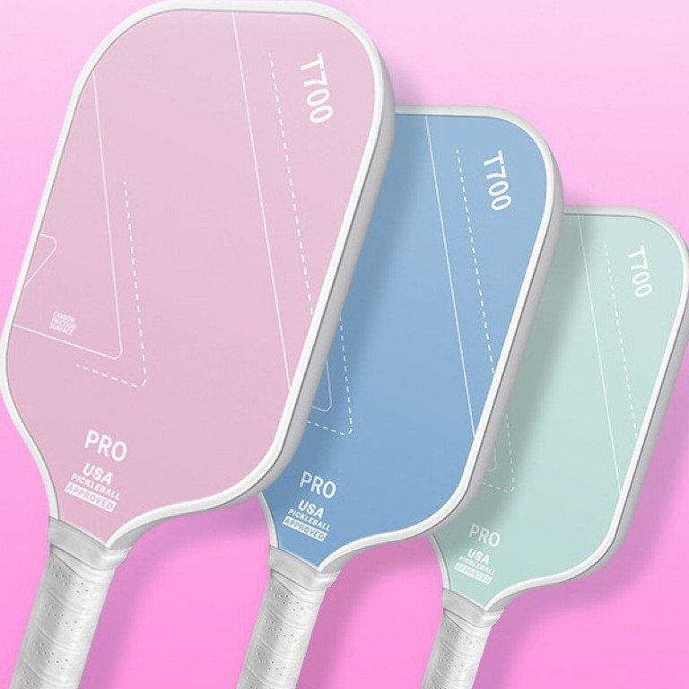 Cross-border pickleball carbon fiber paddle set for competition and training with textured matte finish