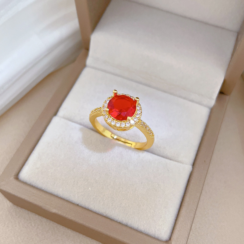 Offener Zirkonring Für Damen Modischer Designer Fingerring_voghion.com
