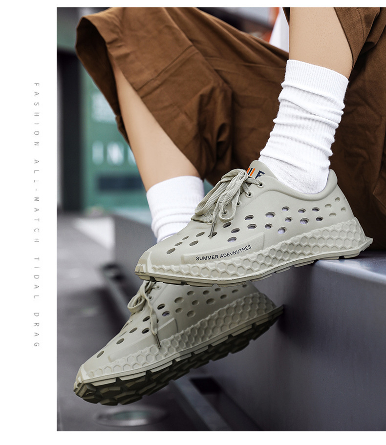 Comfortable Couple's Clogs Non-slip Outdoor Beach Slippers Men_voghion.com