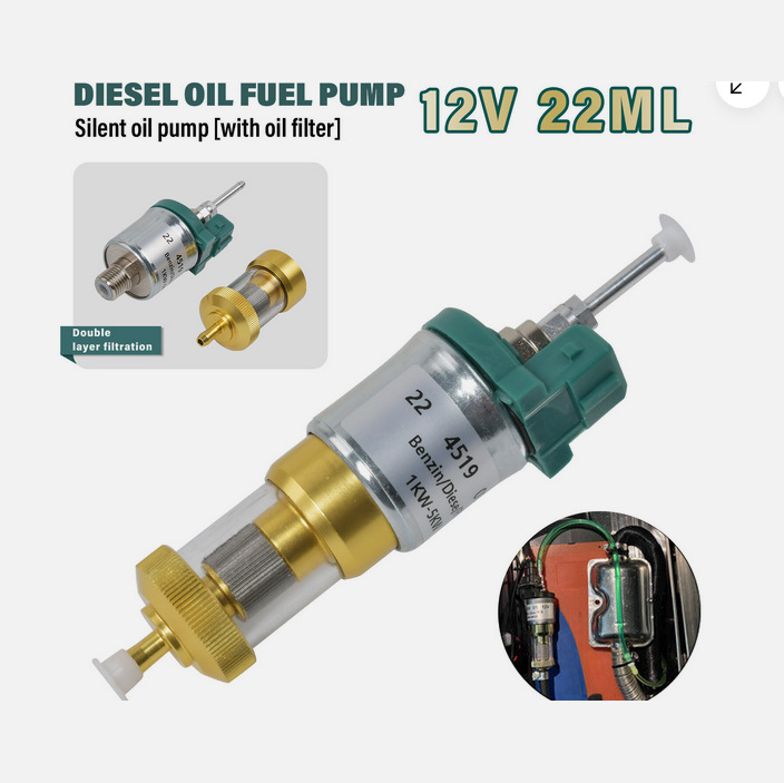 12V Car Parking Heater Dedicated Pulse Oil Pump, Metering Electronic Oil Pump, Diesel Heater Diesel Pump