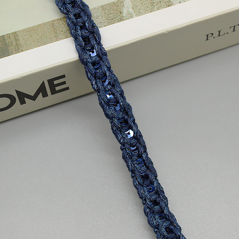 �ֻ���ɫ��Ƭ���໨��С֯��1.2cm�� ��ͯ����װ�θ�������С����