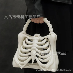 跨境亚马逊创意个性热销新Skeleton Rib Cage Handbag骨制包装饰