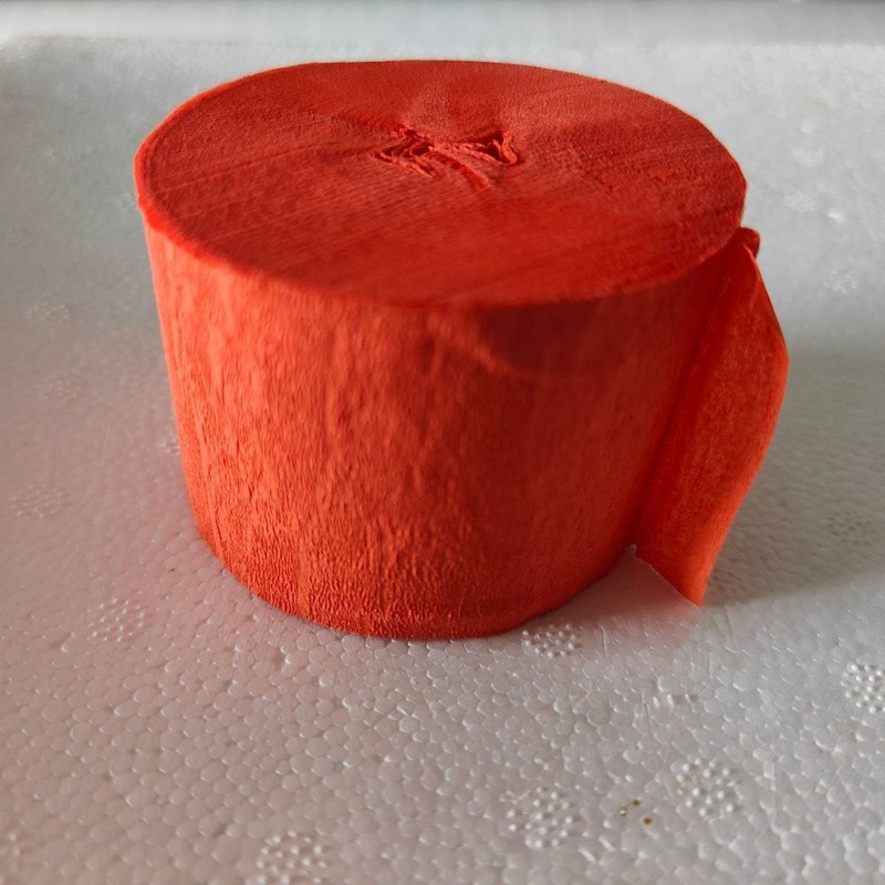4.5cm*10m彩色皱纹纸卷拉花彩带婚庆婚礼生日圣诞派对背景墙布置|undefined