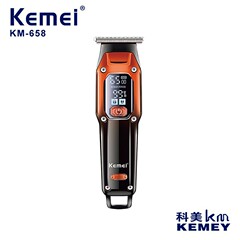 科美電気バリカンKM-658クロスボーダー新型LED液晶デジタル表示USB快充電気バリカンヘアトリートメント器