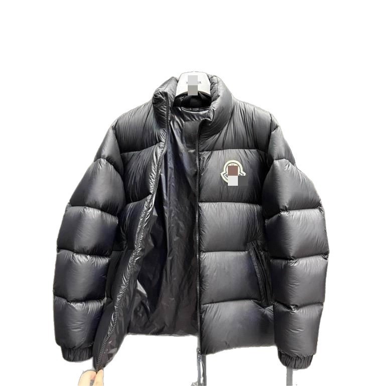 九江羽绒服跨境蒙家正确版立领大标白鸭绒冬季保暖外套面包服夹克|undefined
