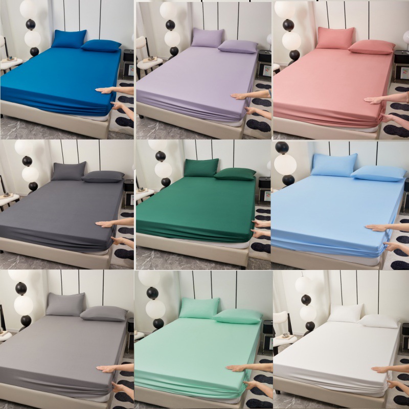 Cross-Border Source Manufacturer Brushed Bed Sheet Anti-Slip Dustproof Student Bed Cover Mattress Protector Cross-Border E-Commerce One Piece