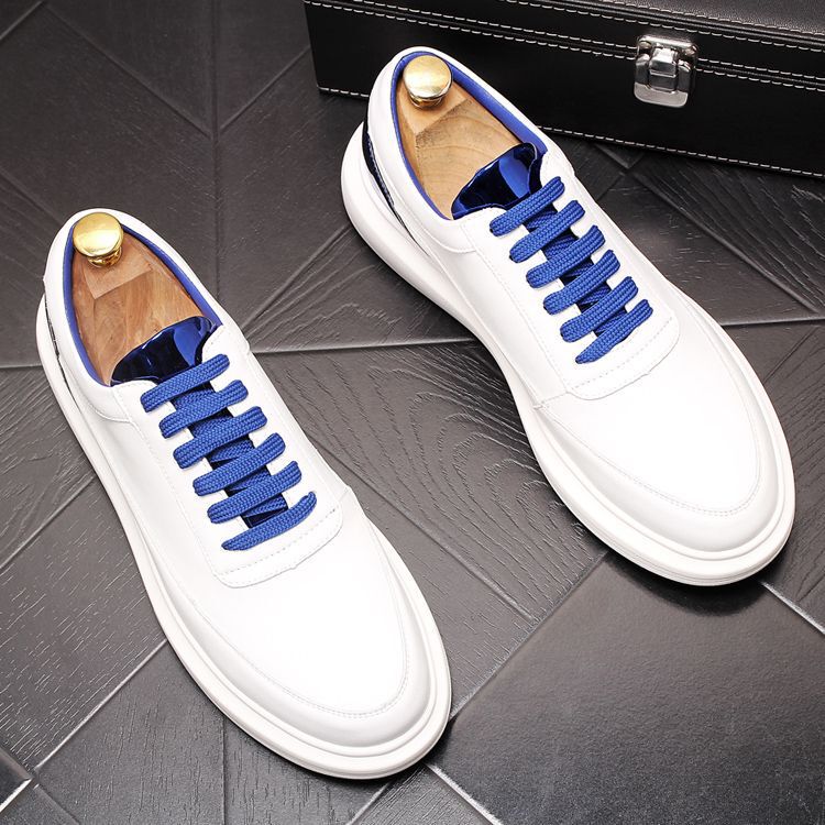 New Summer Men's Shoes Casual Shoes Bean Shoes Men's Trendy Lazy Shoes Loafers Men's Board Shoes Breathable White Shoes