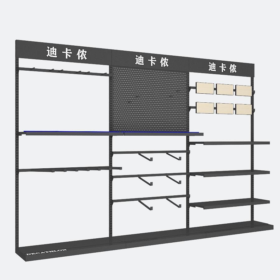 Estante de almacenamiento de nieve de esquí tienda de ropa estante de exhibición estante de exhibición de artículos deportivos estante de exhibición de ropa de hombre