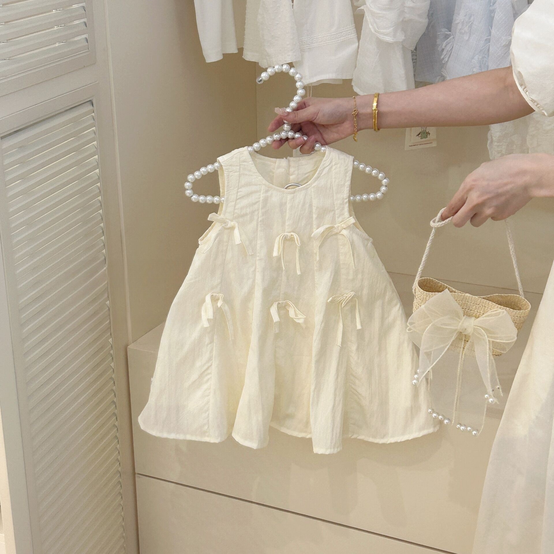 【Colección de Vestidos para Bebés Sweet Little Sister】Ropa Infantil Vestidos Elegantes de Verano para Niñas Venta al por Mayor Vestidos de una Pieza Dropshipping de Moda
