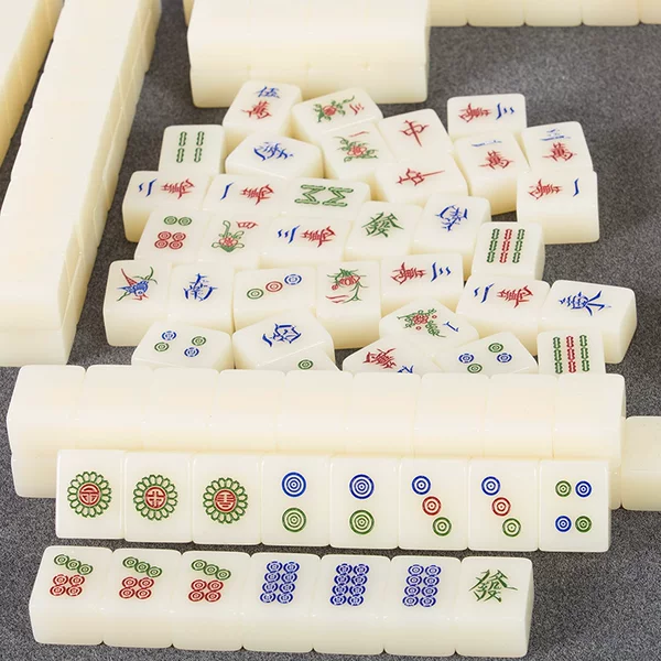 Hand rub Wabo brand ivory yellow jade environmental protection household boutique acrylic wear-resistant export mahjong brand que Sheng