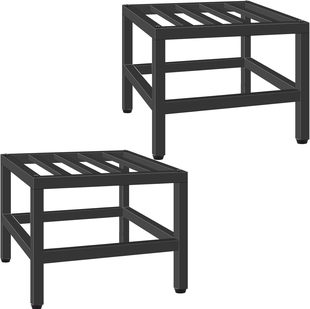 Lily plant stand indoor and outdoor, 2 pieces of heavy plant stand metal base stand sturdy low flower stand