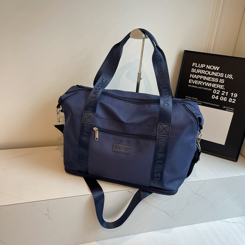 Seco-humedo separación bolsa deportiva de acondicionamiento de mujeres ocio viaje de negocios bolsa de viaje de viaje de viaje de hombres bolsa de mano de gran capacidad de corta distancia