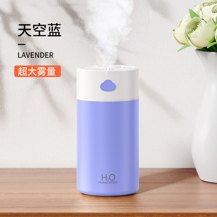 车载大容量新款香薰机加湿器礼品家用400ML迷你USB云朵加湿器补水|undefined