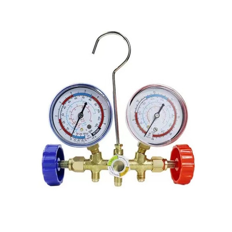 Manómetro de Refrigerante para Aire Acondicionado Automotriz 536 R134a R22 Doble Válvula image 19