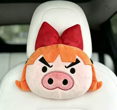Headrest Pillow Powerpuff Girls Crayon Shin-Chan - a-piggy-flower-headrest
