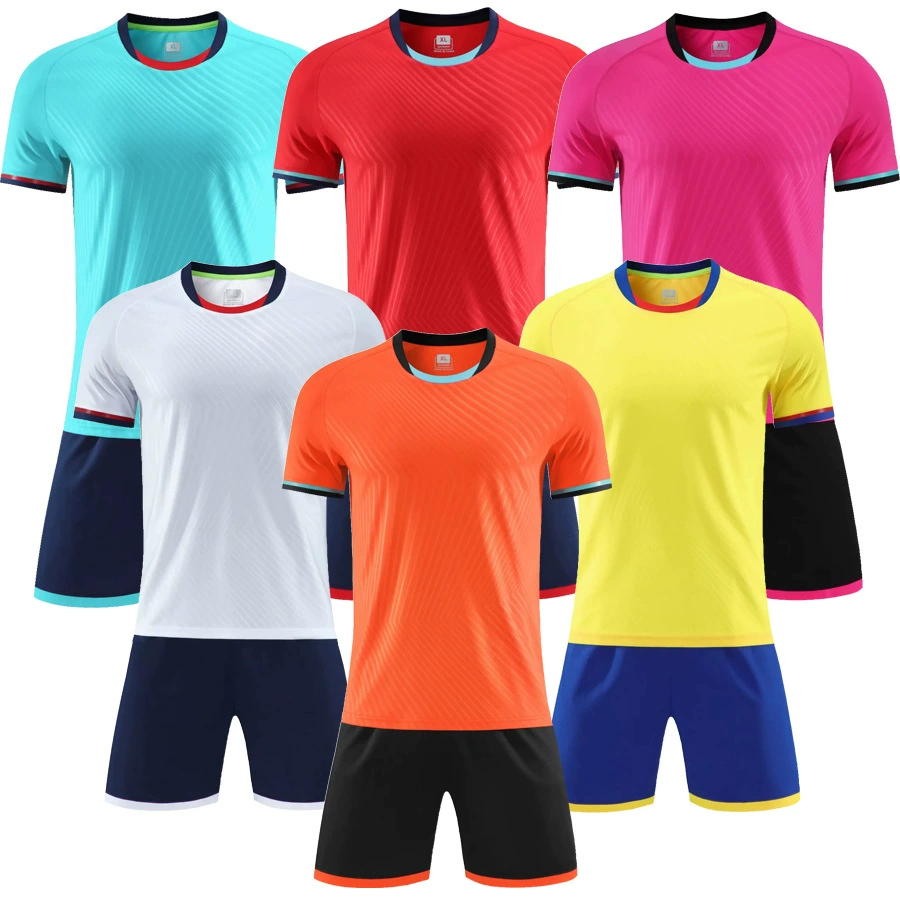 Клубный футбольный костюм с короткими рукавами Набор для взрослых детей