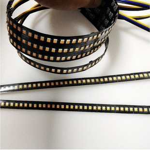 Yellow + White Dual Color 23cm Car Rearview Mirror Light 2835Led Turn Tail Light Unlocking a Touch of Blue Streamer Turn