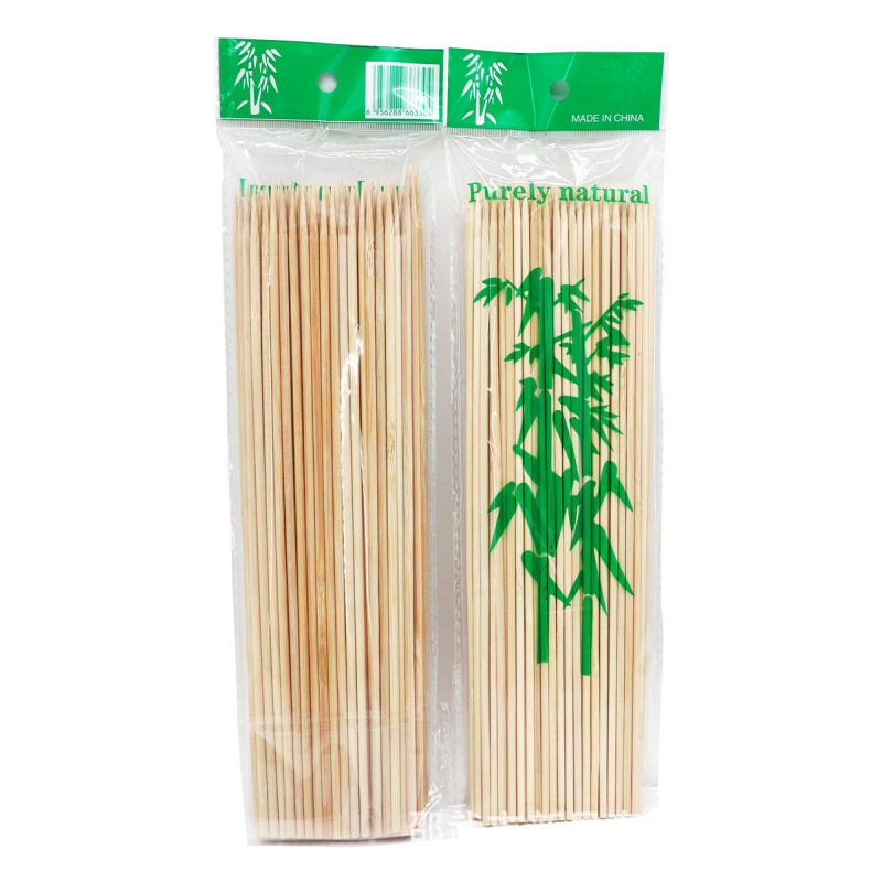 Bamboo skewers BBQ sticks fruit disposable bistina