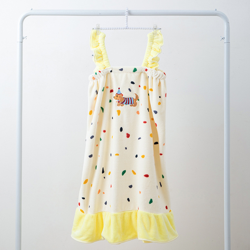 컬러풀한 강아지(싱글 목욕 스커트)