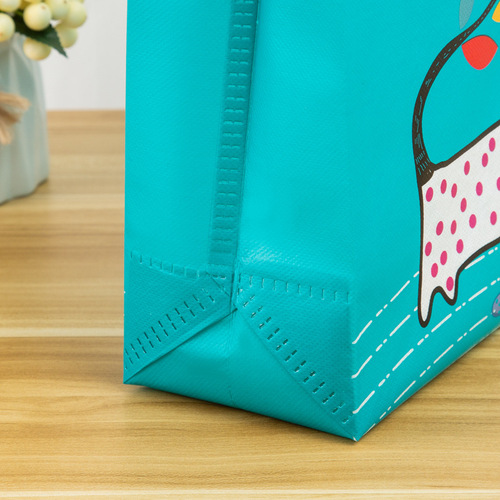 Cute Print Gift Bag, Easy to Fold, Non-woven Handbag, Children's Costume, Eco-friendly Shopping Bag, Logo Can Be Printed