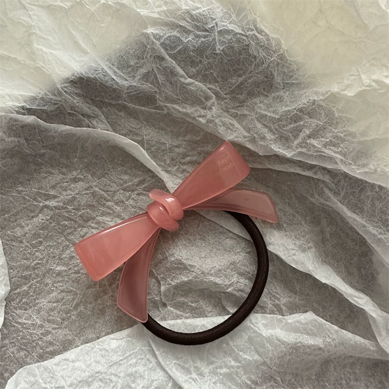 Cute hairgrip with bow, bangs, Korean style