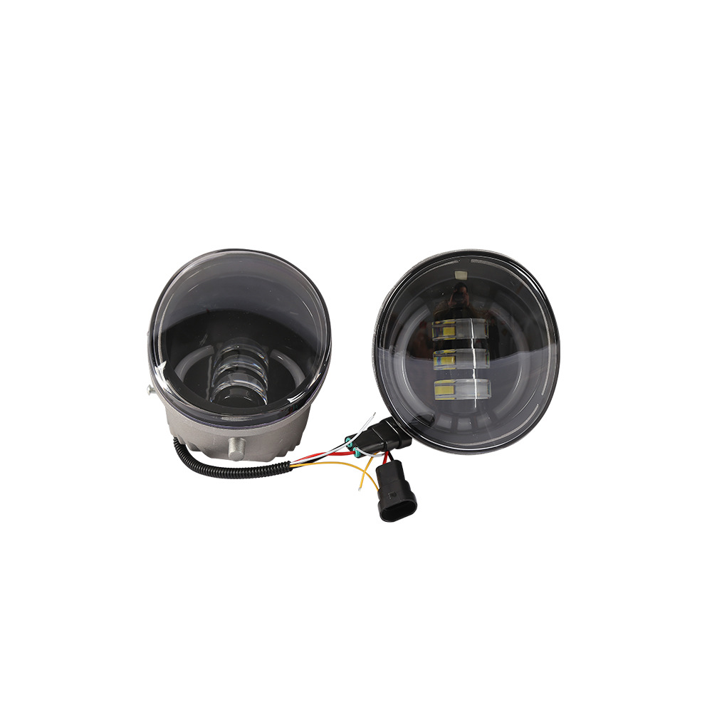 Suitable for Toyota LC7 series, gold-colored LED fog lights, factory wholesale and modification services