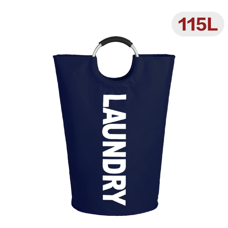 Canasta de almacenamiento plegable transfronteriza hogar Baño canasta de lavandería bolsa de almacenamiento de ropa canasta de lavandería montada en la pared