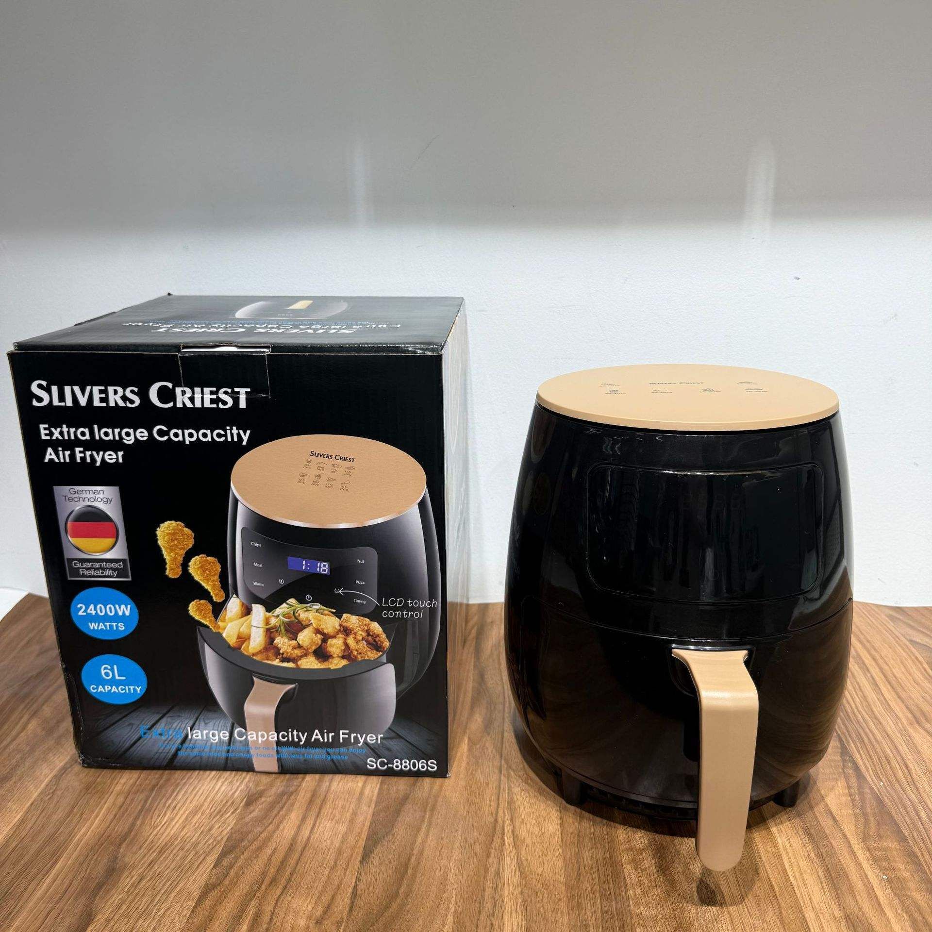 Smoke-Free Visual Air Fryer Multi-Functional Household French Fries Machine Intelligent Touch Control Fully Automatic Electric Oven