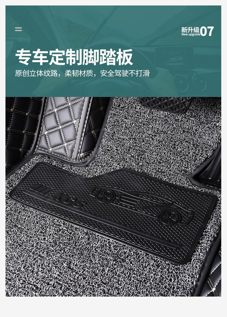 Suitable for Volkswagen Sagitar Foot Mat Enclosing FAW 23 22 New Main Driving Wire Ring 18 Car Foot Mat