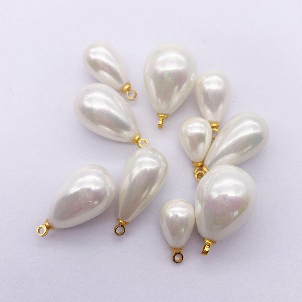 DIY Jewelry Accessories, Necklace Classification 1 Piece Quantity 1 Piece 15x23mm Shell Shell Geometric Pendant DIY Jewelry Accessories Necklace