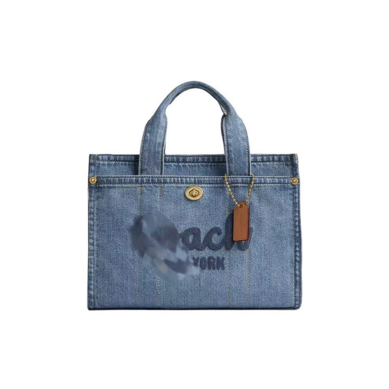 Koujia High-Quality Cargo Washed Denim Tote Bag Crossbody Bag Single Shoulder Large Capacity Shopping Bag Women's Bag Koujia High-Quality Cargo Washed Denim Tote Bag Crossbody Bag Single Shoulder Large Capacity Shopping Bag Women's Bag