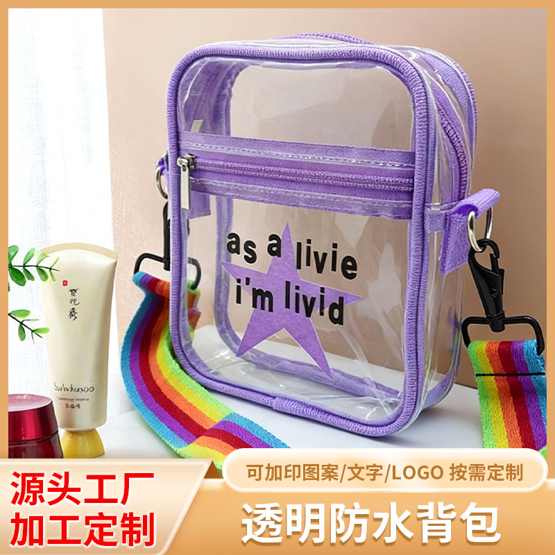 Customized Pvc Transparent Wallet Stadium Approved Transparent Messenger Bag Stadium Certified Transparent Crossbody Bag for Men and Women Customized Pvc Transparent Wallet Stadium Approved Transparent Messenger Bag Stadium Certified Transparent Crossbody Bag for Men and Women