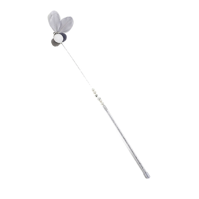 Fairy teasing cat stick bell