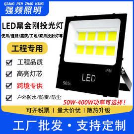 LED投光灯100W泛光灯户外照明防水广告牌射灯球场灯5054投光灯50w