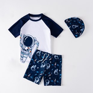 Children's Swimwear Boys and Girls 2024 New Split Quick-drying Professional Swimwear Big Boy Girls Swimwear suit Wholesale