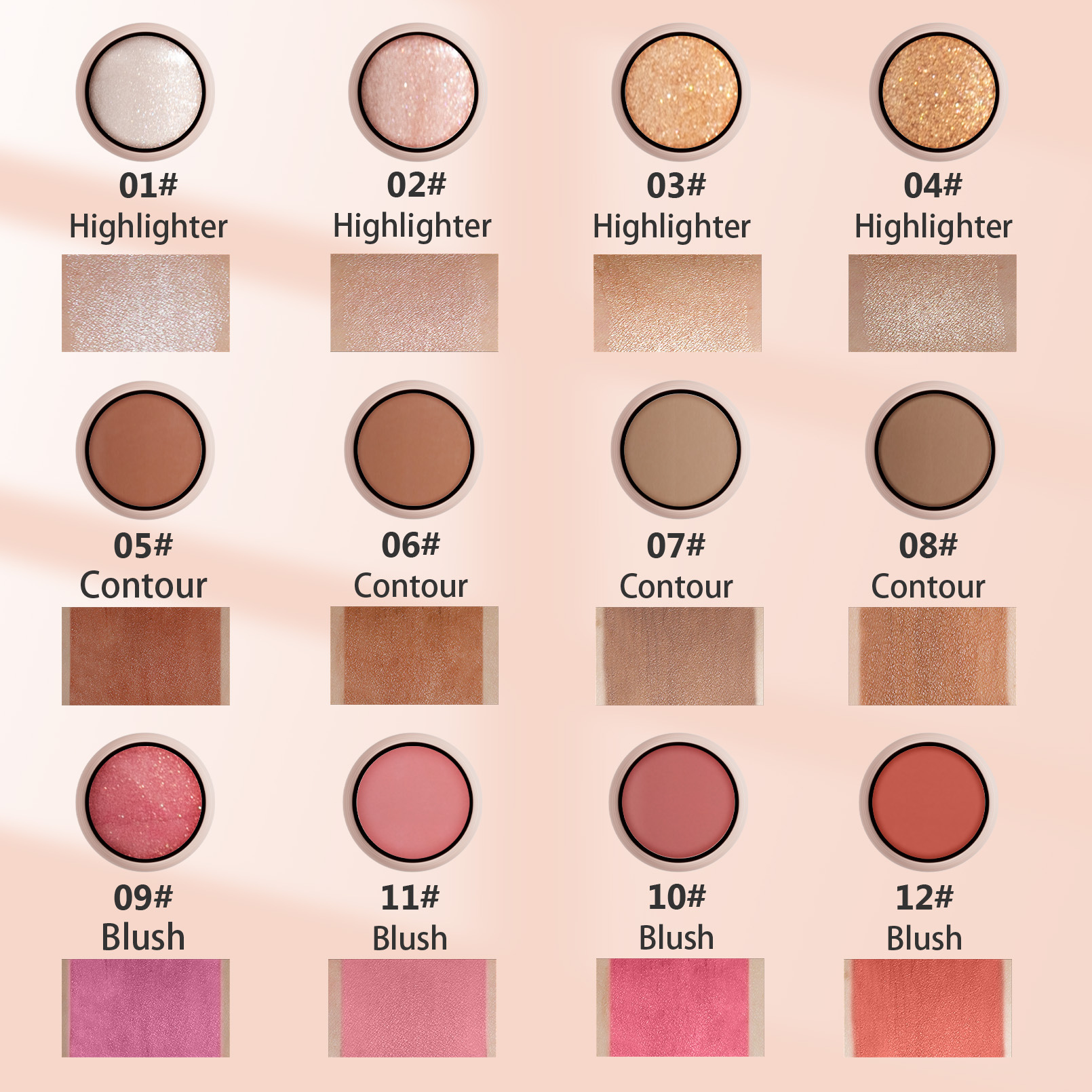 Hellokiss high light cosmetic three-dimensional facial contour powder blusher multi-function makeup stick Bronzer_voghion.com