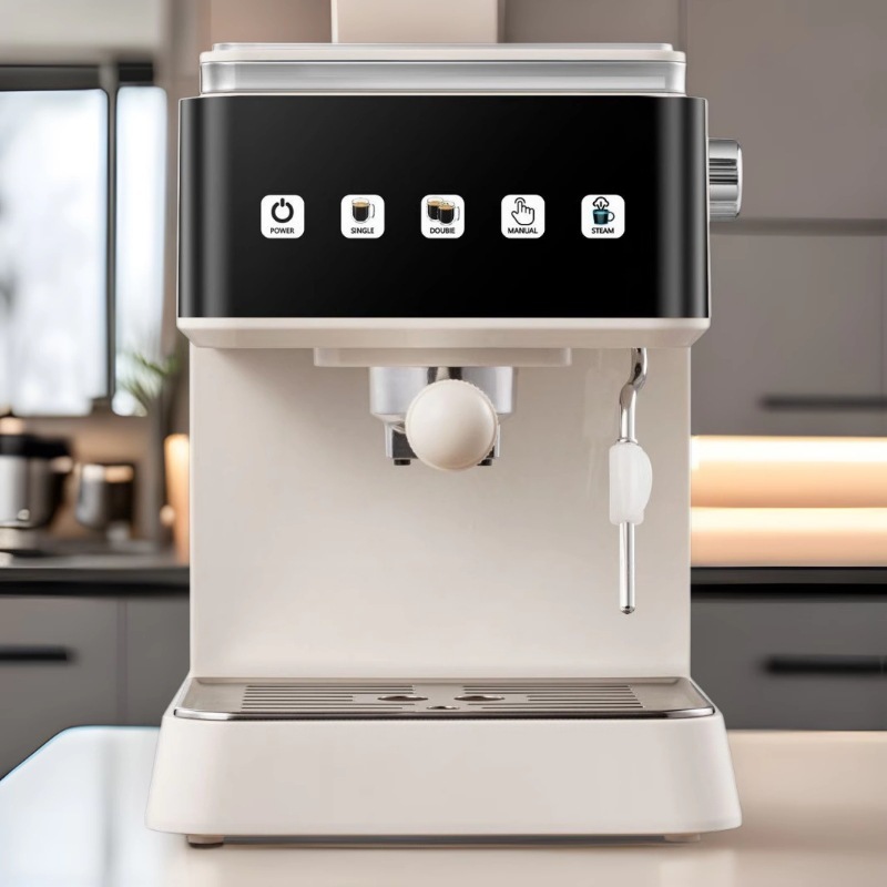 Espresso Machine意式咖啡机小型家用萃取咖啡机220V跨境咖啡奶泡|undefined