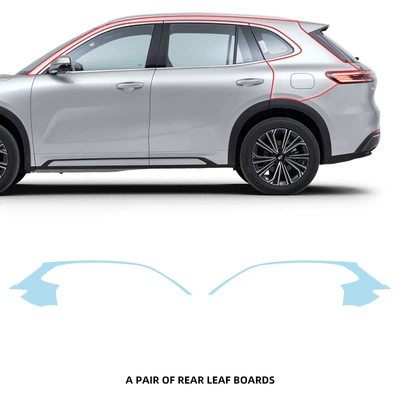 Full Car Protective Film Free — Car paint protective film - a-pair-of-rear-fender-tpu-films-imported-tpu-film-specially-cut-for-special-vehicles