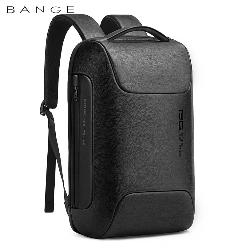 Bange Genuine Leather Business Backpack For Men Waterproof Laptop_voghion.com