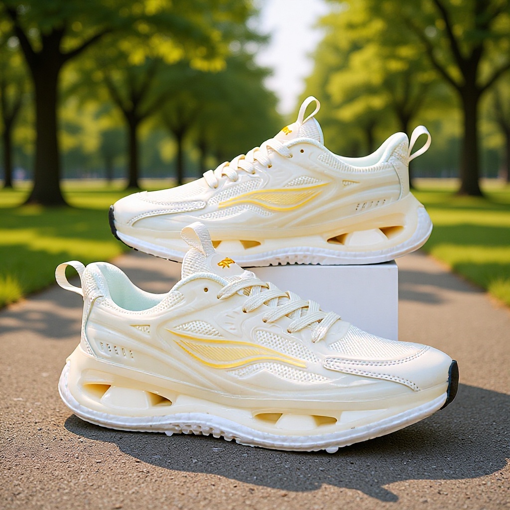 Nuevos zapatos casuales deportivos de primavera y verano, malla, transpirable, suela suave, zapatos para correr de todo fósforo, absorción de impactos, suela de palomitas de maíz súper suave e impermeable