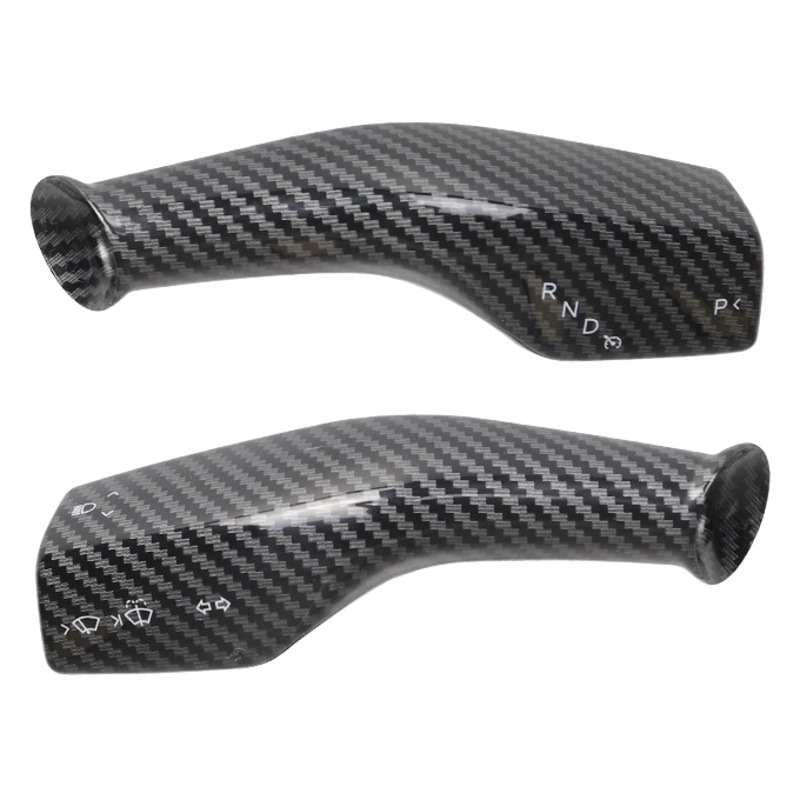 Cubierta de palanca de cambios para YL Tesla Model 3/Y, accesorio decorativo de fibra de carbono para la palanca de cambios interior.