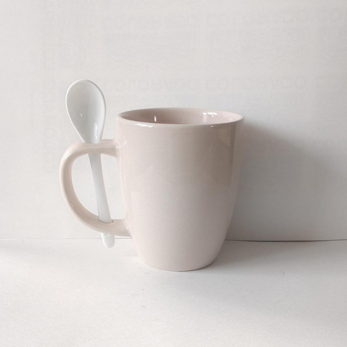 Venta caliente con cucharas, tazas de café con logotipo impreso, tazas de café con agua, construcción de grupos empresariales, celebración de la apertura de tazas de cerámica personalizadas image 2