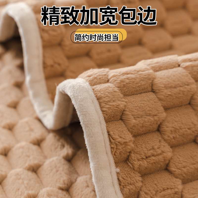 奶油风高克重金龟绒沙发垫2025新款秋冬款罩套防滑坐垫子跨境专供|undefined