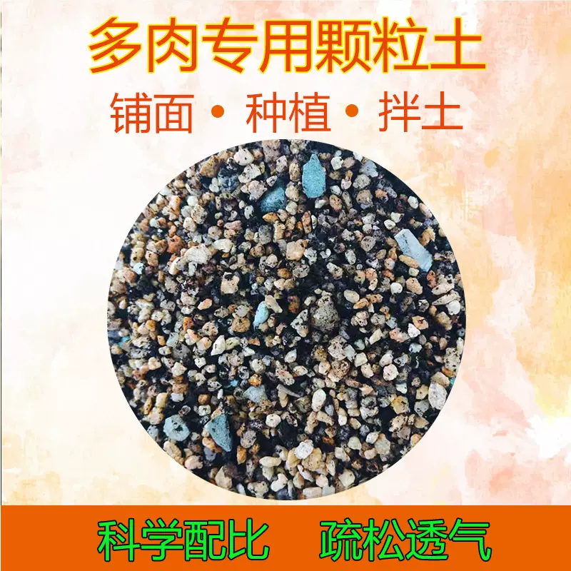 多肉专用颗粒土铺面石多肉土专用营养土通用进口泥炭纯颗粒配方土