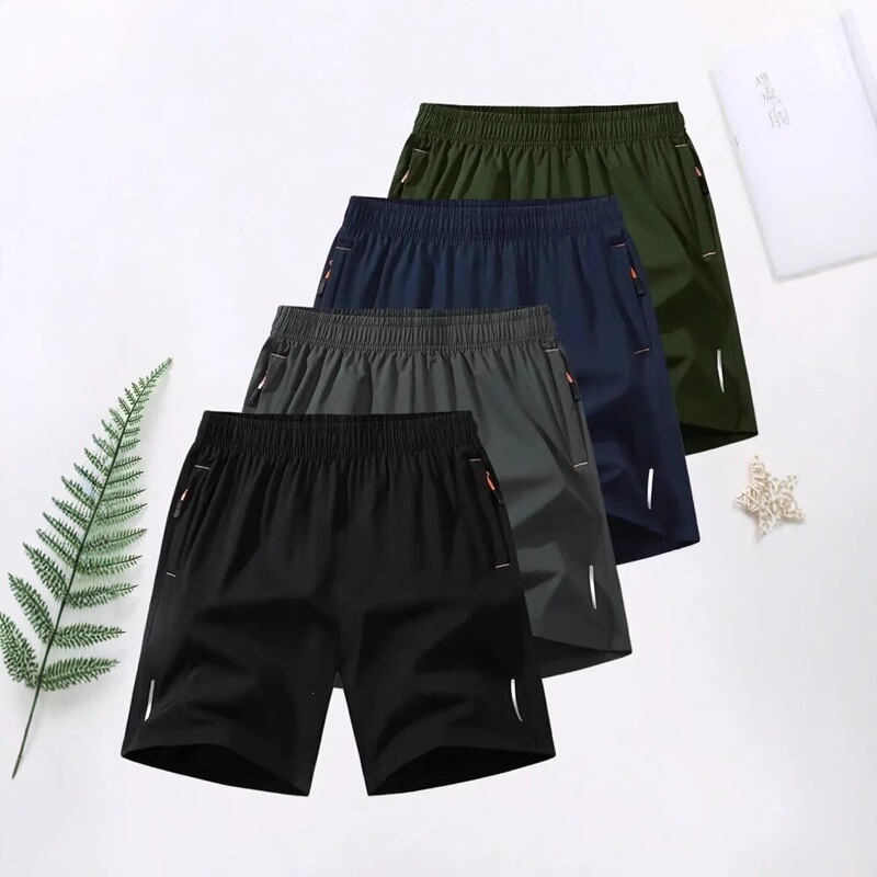Cross-Border Factory Direct Sales American-Style Trendy Casual Shorts for Men, New Summer Style Loose Quick-Dry Running Shorts for Men