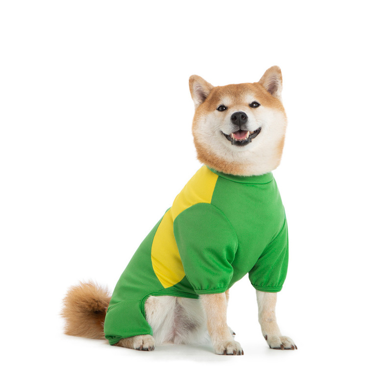 春夏秋の犬用クロスボーダーペット服、抜け毛防止四本足服、家庭用通気性服、中型犬、大型犬用在庫あり|undefined