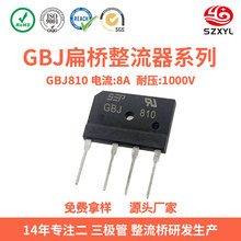 GBJ810�����Ŷ�8A1000V���������� ���ص�Դģ�� ���׮�������